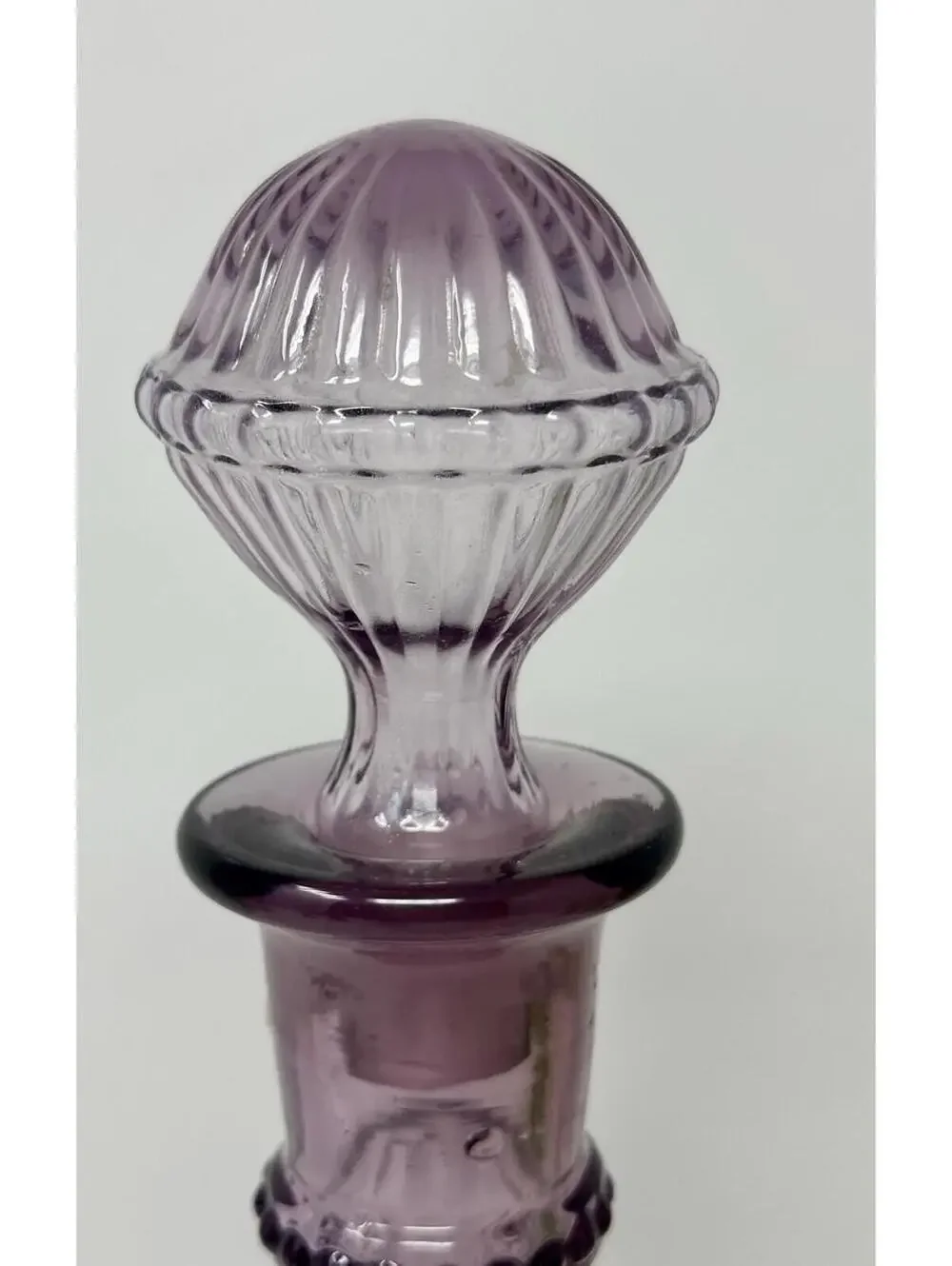 Imperial Glass Grape Purple Wine Decanter w/ Stopper